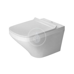 DURAVIT - DuraStyle Závesné WC s doskou SoftClose, Rimless, s WonderGliss, alpská biela 45510900A11