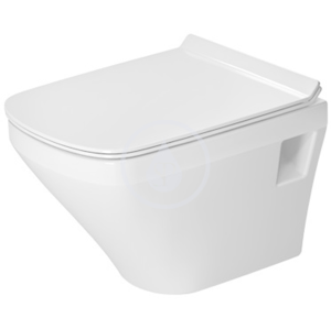 DURAVIT - DuraStyle Závěsné WC Compact, s WonderGliss, bílá (25390900001)