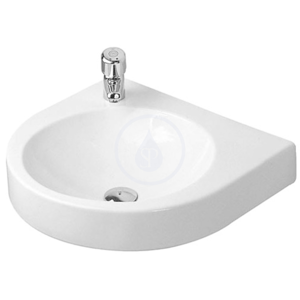 DURAVIT - Architec Umývadlo bez prepadu, 575 mm x 520 mm, biele – bezotvorové umývadlo, s WonderGliss (04495800001)