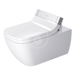 DURAVIT - Happy D.2 Závěsné WC pro bidetové sedátko SensoWash, Rimless, s HygieneGlaze, alpská bílá (2550592000)