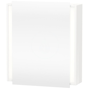 DURAVIT - Ketho Zrcadlová skříňka 750x650x180 mm, levá, s LED osvětlením, 2 dvířka, lesklá bílá (KT7530L2222)