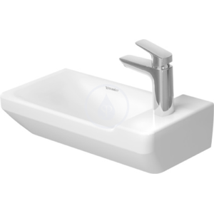 DURAVIT - P3 Comforts Umývadielko bez prepadu, 500x250 mm, biele – Jednootvorové umývadielko 0715500000