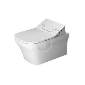 DURAVIT - P3 Comforts Závěsné WC pro bidetové sedátko SensoWash, Rimless, s WonderGliss, alpská bílá (25615900001)