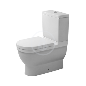 DURAVIT - Starck 3 WC kombi misa, Vario odpad, s HygieneGlaze, alpská biela (0128092000)