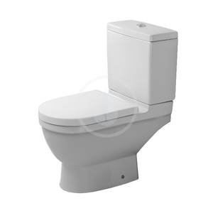 DURAVIT - Starck 3 WC kombi misa, zadný odpad, s HygieneGlaze, alpská biela (0126092000)