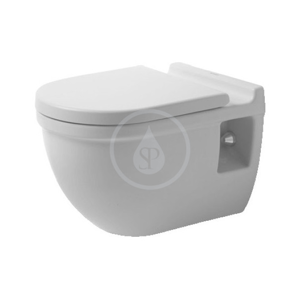 DURAVIT - Starck 3 Závesné WC Comfort, s HygieneGlaze, alpská biela 2215092000