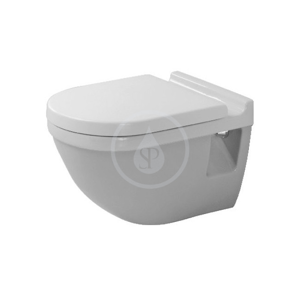 DURAVIT - Starck 3 Závesné WC, s HygieneGlaze, alpská biela (2206092000)