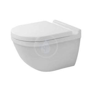 DURAVIT - Starck 3 Závesné WC, s HygieneGlaze, biela 2225092000