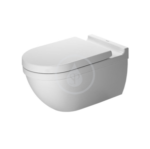 DURAVIT - Starck 3 Závesné WC, s HygieneGlaze, alpská biela (2226092000)