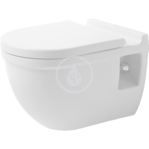 DURAVIT - Starck 3 Závesné WC Comfort, s WonderGliss, biela 22150900001