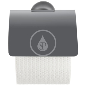 DURAVIT - Starck T Držiak toaletného papiera s krytom, matná čierna 0099404600