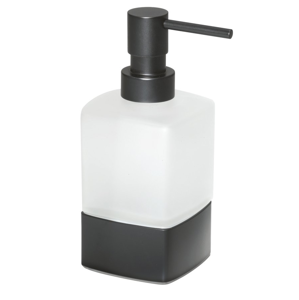 Gedy - LOUNGE dávkovač mydla na postavenie, čierna (545514)
