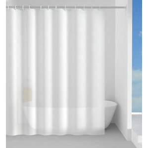 Gedy - VANIGLIA sprchový závěs 180x200cm, bílá, polyester (1003)
