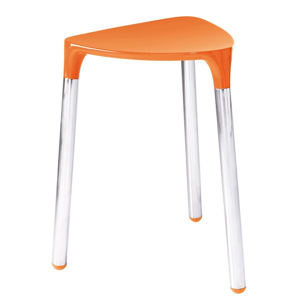 Gedy - YANNIS kúpeľňová stolička, 37x43,5x32,3 cm, oranžová (217267)