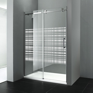 GELCO - DRAGON sprchové dvere 1200mm, sklo CANVAS, ľavé (GD4912SL)