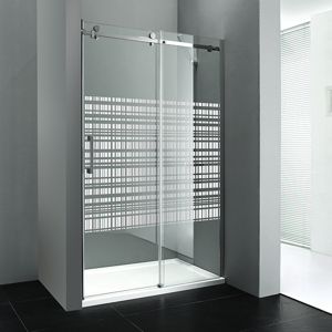 GELCO - DRAGON sprchové dvere 1200mm, sklo CANVAS, pravé (GD4512SR)