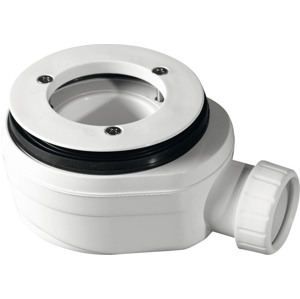 GELCO vaničkový sifon, průměr otvoru 90 mm, DN40, nízký, pro vaničky s krytem (PB90EXN MINUS)