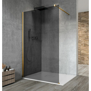 GELCO - VARIO GOLD jednodielna sprchová zástena na inštaláciu k stene, dymové sklo, 1000 mm GX1310GX1016
