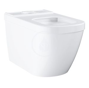 GROHE - Euro Ceramic WC kombi misa, Rimless, Triple Vortex, PureGuard, alpská biela 3933800H