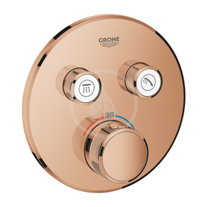 GROHE - Grohtherm SmartControl Termostatická sprchová podomietková batéria, 2 ventily, Warm Sunset 29119DA0