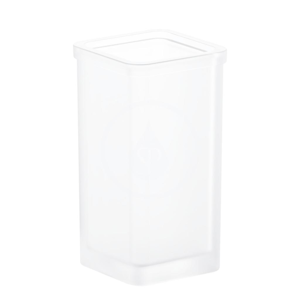 GROHE - Selection Cube Nádoba na WC kefu, matné sklo 40867000