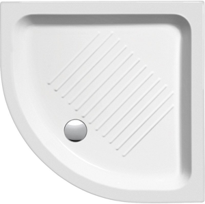 GSI - Keramická sprchová vanička, štvrťkruh 80x80x11cm, R550 448011