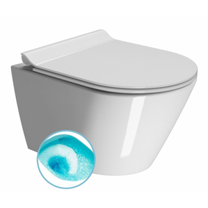 GSI - KUBE X závesná WC misa, Swirlflush, 50x36 cm, biela ExtraGlaze 941611