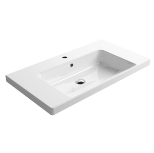 GSI - NORM keramické umývadlo 90x18x50 cm, biela ExtraGlaze 8688111
