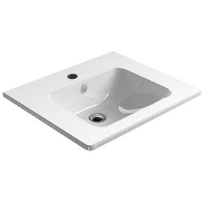 GSI - PURA keramické umývadlo 60x50 cm, biela ExtraGlaze 8831111