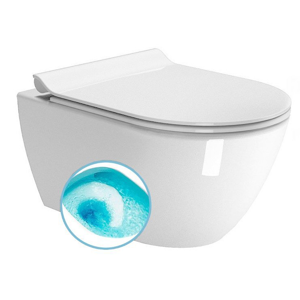 GSI - PURA závěsná WC mísa, Swirlflush, 55x36 cm, bílá ExtraGlaze (881511)