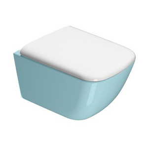 GSI - SAND WC sedátko, Soft Close, biela/chróm MS90C11