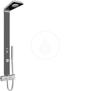 HANSA - Smartshower Multifunkčný wellness sprchový systém s termostatom, sklo granitovosivé (58590900)