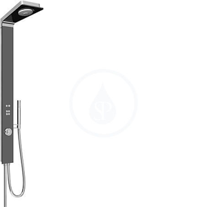HANSA - Smartshower Multifunkčný wellness sprchový systém, sklo granitovosivé (58580100)