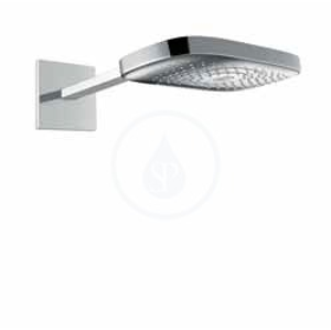 HANSGROHE - Raindance Select E Hlavová sprcha, 300 mm, 3 prúdy, sprchové rameno 390 mm, biela/chróm 26468400