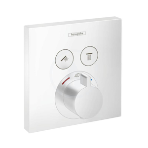 HANSGROHE - Shower Select Termostatická batéria pod omietku na 2 spotrebiče, matná biela 15763700