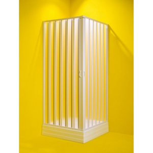 HOPA - Štvorcový sprchovací kút GIOVE - Farba rámu zásteny - Plast biely OLBGIO80