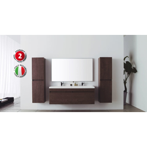 HOPA - Koupelnový nábytek A1440 (DOPRODEJ - Boční skříňky) - Boční skříňka levá - sv. dub (NAA14402CL)