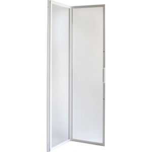HOPA - Sprchové dvere DIANA - Farba rámu zásteny - Hliník biely, Rozmer A - 80 cm, Smer zatváranie - Univerzálny Ľavé / Pravé, Výplň - Polystyrol 2,2 mm (acrilico), Výška - 185 cm OLBSZ80