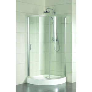 HOPA - Sprchovací kút Albatera - Farba rámu zásteny - Hliník leštený, Rozmer A - 90 cm, Rozmer B - 90 cm, Výplň - Číre bezpečnostné sklo - 4 mm BCALB90CC