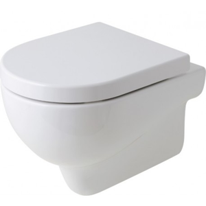 HOPA - Závěsné wc NUVOLA 55 × 35 cm - Včetně WC desky (KEAZNUWC55+KEAZNUSED55)