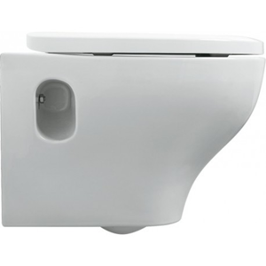 HOPA - Závěsné WC PRATICA - Sedátko - klasické panty (KEAZPRA100SOSP+KEAZPRA1800)