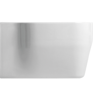 HOPA - Závesný bidet GLAZE 52 × 36 cm - Sada pre zavesenie bidetu - Bez upevňovacie sady KEAZGLBI