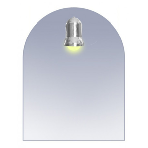 HOPA - Zrcadlo s osvětlením Ormes - 50 × 65 cm (OLNZORM)