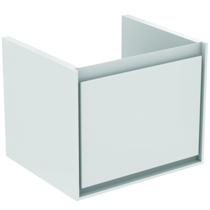 IDEAL STANDARD - Connect Air Skrinka pod umývadlo Cube 550 mm, 480x409x400 mm, dekor sivý dub/biela mat (E0844PS)