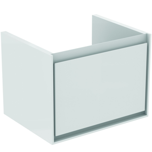 IDEAL STANDARD - Connect Air Skrinka pod umývadlo Cube 600 mm, 530x409x400 mm, lesklá biela/biela mat (E0846B2)