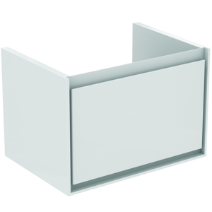 IDEAL STANDARD - Connect Air Skrinka pod umývadlo Cube 650 mm, 580x409x400 mm, dekor sivý dub/biela mat (E0847PS)