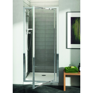 IDEAL STANDARD - Connect Sprchové dvere pivotové 100 cm – matné sklo, silver bright (lesklá strieborná) (T9846EO)