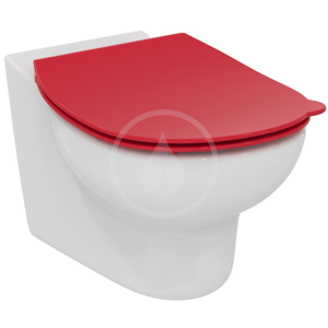 IDEAL STANDARD - Contour 21 WC sedadlo detské 7 – 11 rokov (S3128 a S3126), červená (S4536GQ)