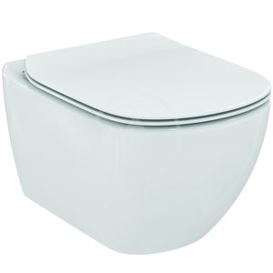 IDEAL STANDARD - Tesi Závesné WC so sedadlom SoftClose, Rimless, biela T355101