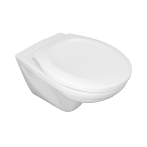 JIKA - DINO PACK RIMLESS bílá WC mísa závěsná vč.sedátka SlowClose (bez oplachového kruhu) H8603770000001 (H8603770000001)